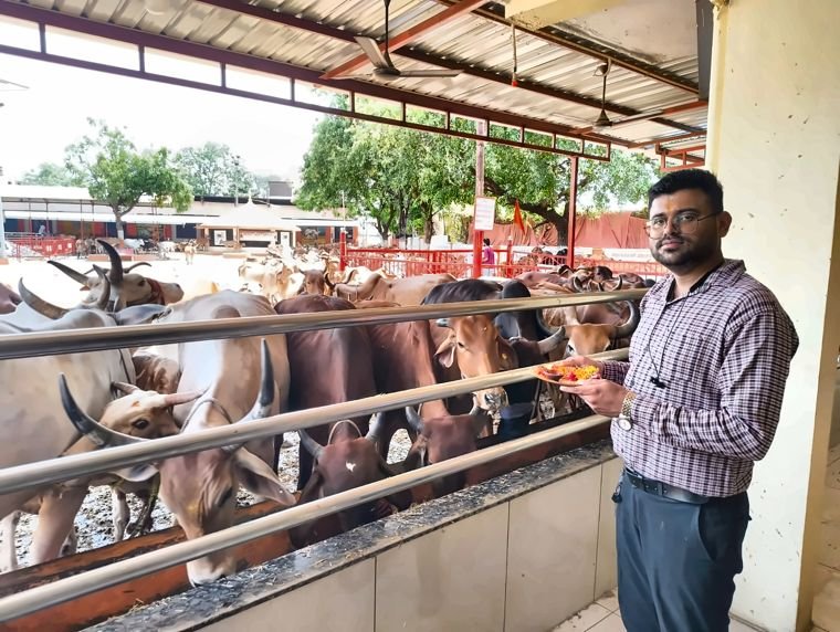 Gau Seva and Gaushala Visit