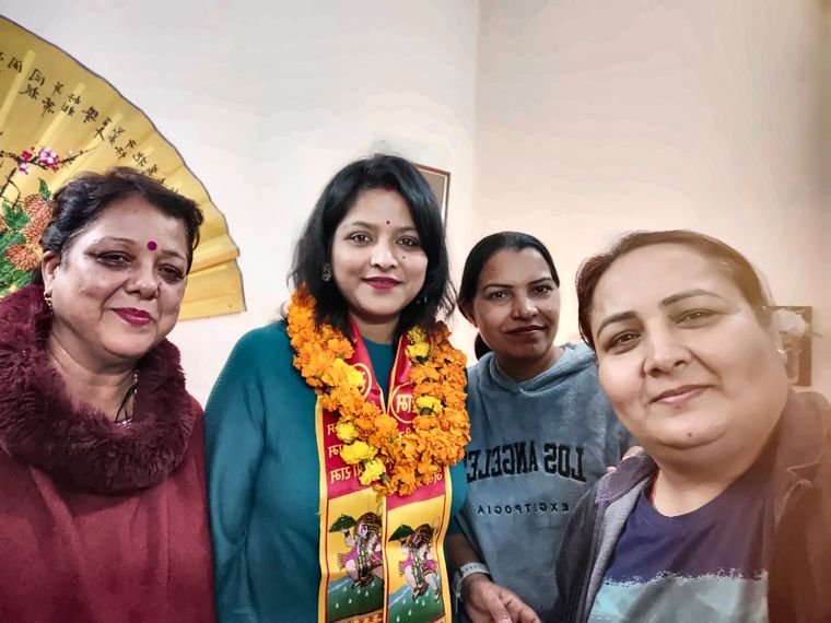 Felicitation of new members